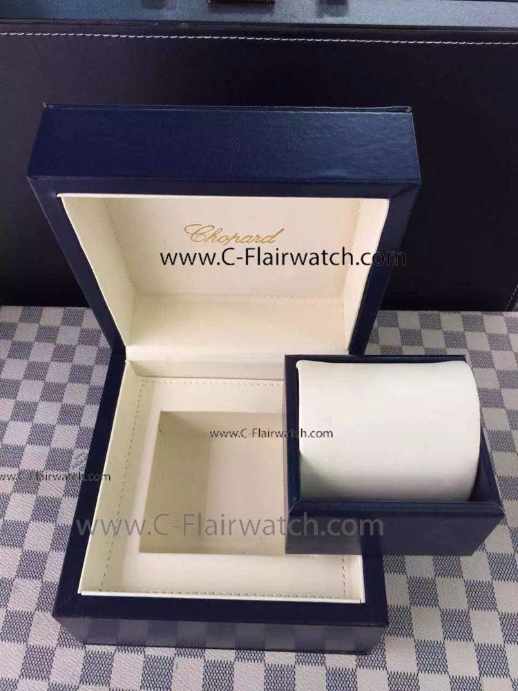 Dark Blue Chopard watch box Copy